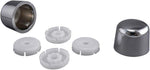 Plumb Pak toilet bolt caps set with mounting hardware pieces