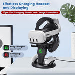 Close up of Type-C charging cable and VR headset dock connector