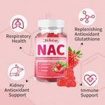 Mchokuu NAC gummies bottle with immune support text