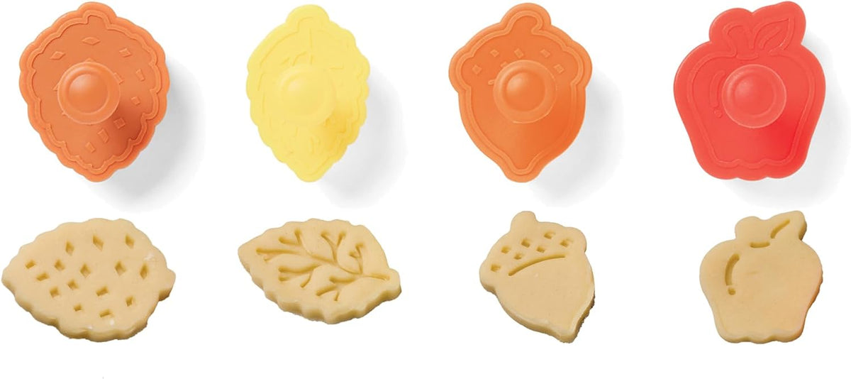 Fox Run harvest autumn leaves pastry cookie stampers set front view