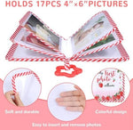 Close up of the integrated baby safe mirror inside the cloth book