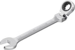 19mm(3/4") Flex-Head Ratcheting Combination Wrench, 19mm Metric | 72 Teeth, 12 Point Ratchet Box Ended and Open End Spanner Tools, Flexible Head Gear Wrench, Heat-Treated CR-V - Image 12