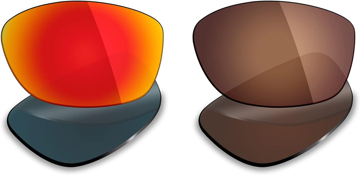 Mryok 2 Pair Polarized Replacement Lenses for Oakley Pit Bull Sunglass - Options - Image 11