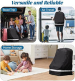 Top view of car seat bag compatible with Nuna