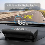 Liiiyuan 3.5 inch car speedometer projecting real time engine RPM and water temperature data.