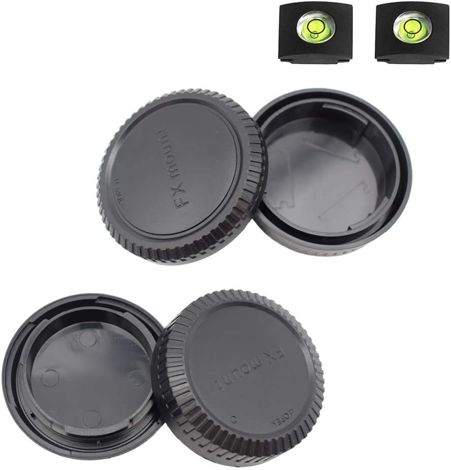 ULBTER 2Pack X Mount Body Cap Rear Lens Cover for Fuji X-E5 X-M5 X-T50 X-T5 - Image 1
