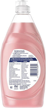Dawn pomegranate rosewater dish soap back label details