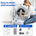 Extra-Long Dusters Kits with Extension Pole, 5 in 1 Cleaning Tools with Extendable Long Handle, Cobweb Duster, Microfiber Dusting Clothes for Gap, High Ceilings and Fans, Blinds, Cars and Furniture - Image 7