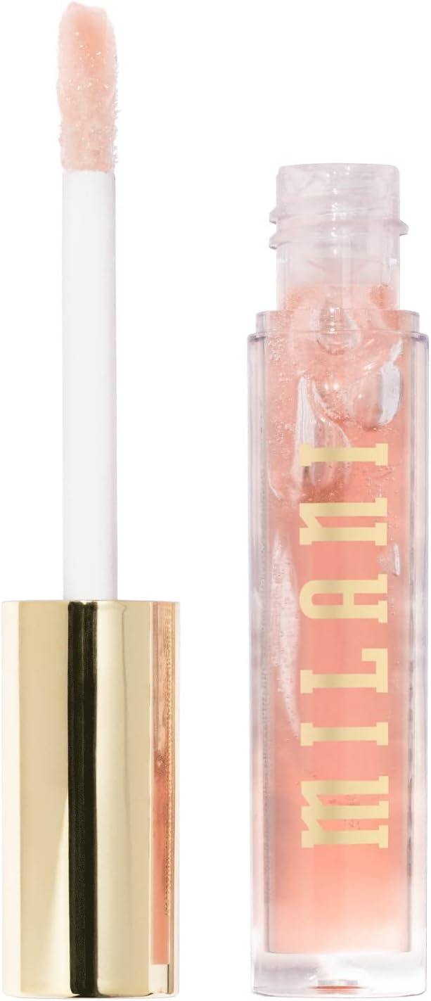 Milani Balmshell plumping lip balm applicator close up showcasing the oversized doe foot wand