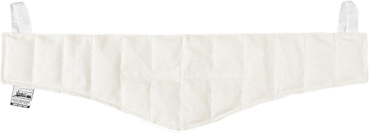 Chattanooga Hydrocollator heat pack shown folded to display flexibility