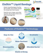 ElaSkin transparent liquid skin protectant bottle display for cracks and abrasions