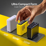 Premium imported AOHI 100W Type C adapter showcasing premium flame retardant construction details