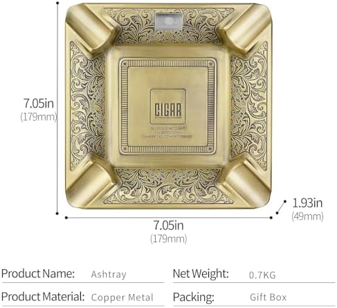 Unboxing experience of the gold carved cigar accessory collection from the premium gift box