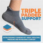 Viasox Ankle Compression Socks for Women & Men, 14 mmHg Support Improves Circulation, Extra Cushioned - Image 6