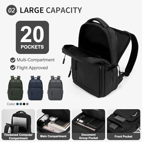 SUIKIHUM water-resistant laptop bag demonstrating rain protection and water droplets repelling