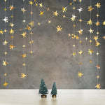 Three packages of forty feet total length twinkle star bunting for birthdays