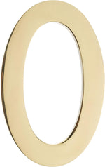 Architectural Mailboxes 3585PB-2 5 inch Solid Floating House Number, Polished Brass - Image 11