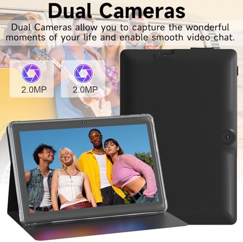 Side view of Vyrolinia Q9 tablet showing ports