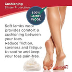Close up of breathable lambswool material for foot comfort and protection