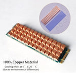 Grooved copper thermal plate showing efficient heat dissipation design.