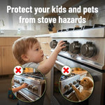 Kitchen safety stove guard covers set of five
