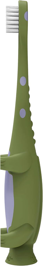 Dr. Brown's Toddler Toothbrush, Dinosaur, Green, 1-Pack - Image 9