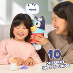 Bluey baby doll with removable cloth diaper