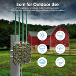 WAVLINK long range outdoor WiFi extender mounted on an exterior wall showcasing the waterproof industrial construction