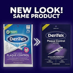 Close up of X-shaped dental floss technology for superior plaque removal.