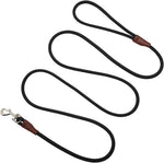 Small Dog Leash, 1/4" by 6/8/10 FT Lightweight Strong Nylon Rope Leash, Bright Classic Lead for Small Pets/Puppy (6ft, Black) - Image 14