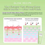Detailed label of Glow Recipe Avocado Ceramide Moisture Barrier Cleanser