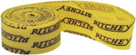 Ritchey snap-on bicycle rim strips front view in blue