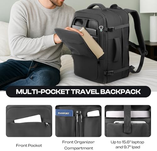 Sirmaeed travel bag rear view highlighting thick breathable mesh back padding and shoulder straps.