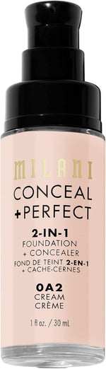 Milani foundation bottle cap and pump detail