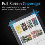 Kobo Clara eReader with matte screen protector applied