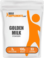 BulkSupplements.com Golden Milk Powder - Golden Milk with Turmeric and Ginger, Black Pepper and Cinnamon Powder, Superfood Supplement - Gluten Free, 3g per Serving, 1kg (2.2 lbs) (Pack of 1) - Image 10