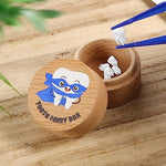 Top view of Luter superhero boy tooth fairy box