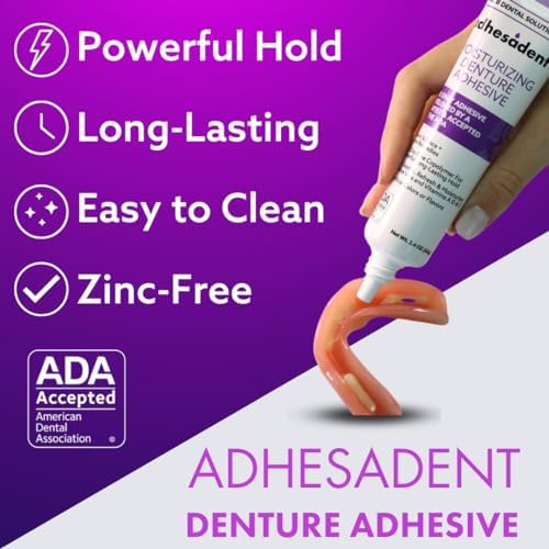 Close up of the easy clean formula of Dr. B Dental Solutions adhesive.