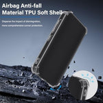 Side profile of Aippdo shock-absorbent clear case for MP3 player
