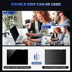 Magicmoon laptop privacy shield installation using adhesive strips