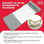 Sterile vacuum sealed Israeli bandage for bleeding control