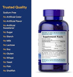 Puritan's Pride dietary supplement bottle isolated