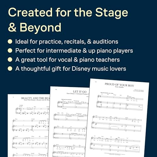 Disney Songs for Singers Sheet Music | Low Voice Vocal Collection for Singers | 54 Beloved Disney Classics | Vocal Selections for Low Voice Singers | Disney Musical Songbook - Image 6