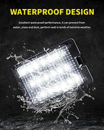 Close up illumination test of the 6000K bright white automotive bumper lamp lighting output