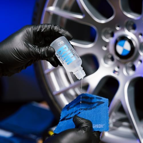 Detailed view of Gyeon Rim Evo ceramic wheel protection kit