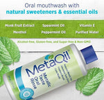 MetaQil 240ml bottle showing the specialized formula for parageusia relief.