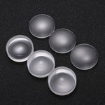 Six piece glass lens set for physics laboratory use