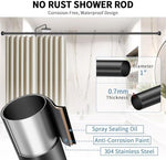 Close up of Zyrw shower rod non-slip rubber pad