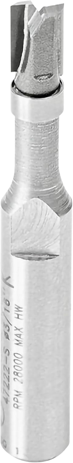 Amana Tool 45475 Carbide Tipped Flush Trim Plunge Template Router Bit 3/8 Dia x 1/2 x 1/4 Inch Shank with 2 Upper Ball Bearings - Image 10