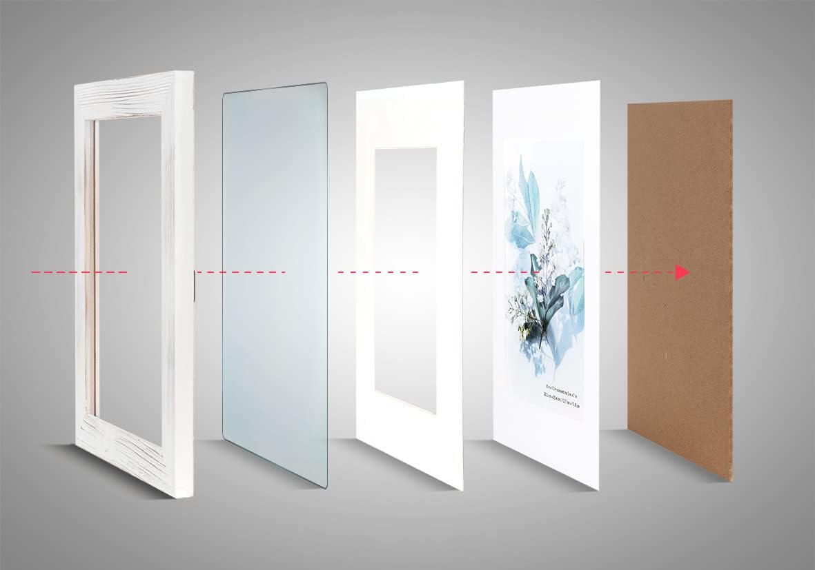 Kaiwin 2 pack picture frames wall mounting setup